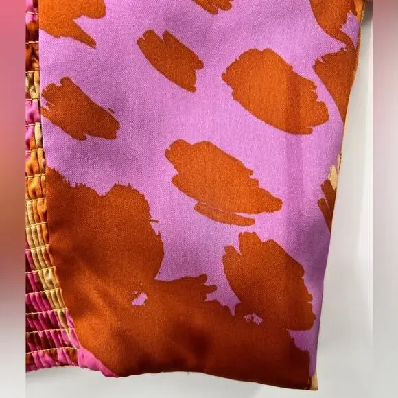 Christian Lacroix Crop Top Colorful Animal Print Art Ruched Back Y2K Size Large - Picture 13 of 13